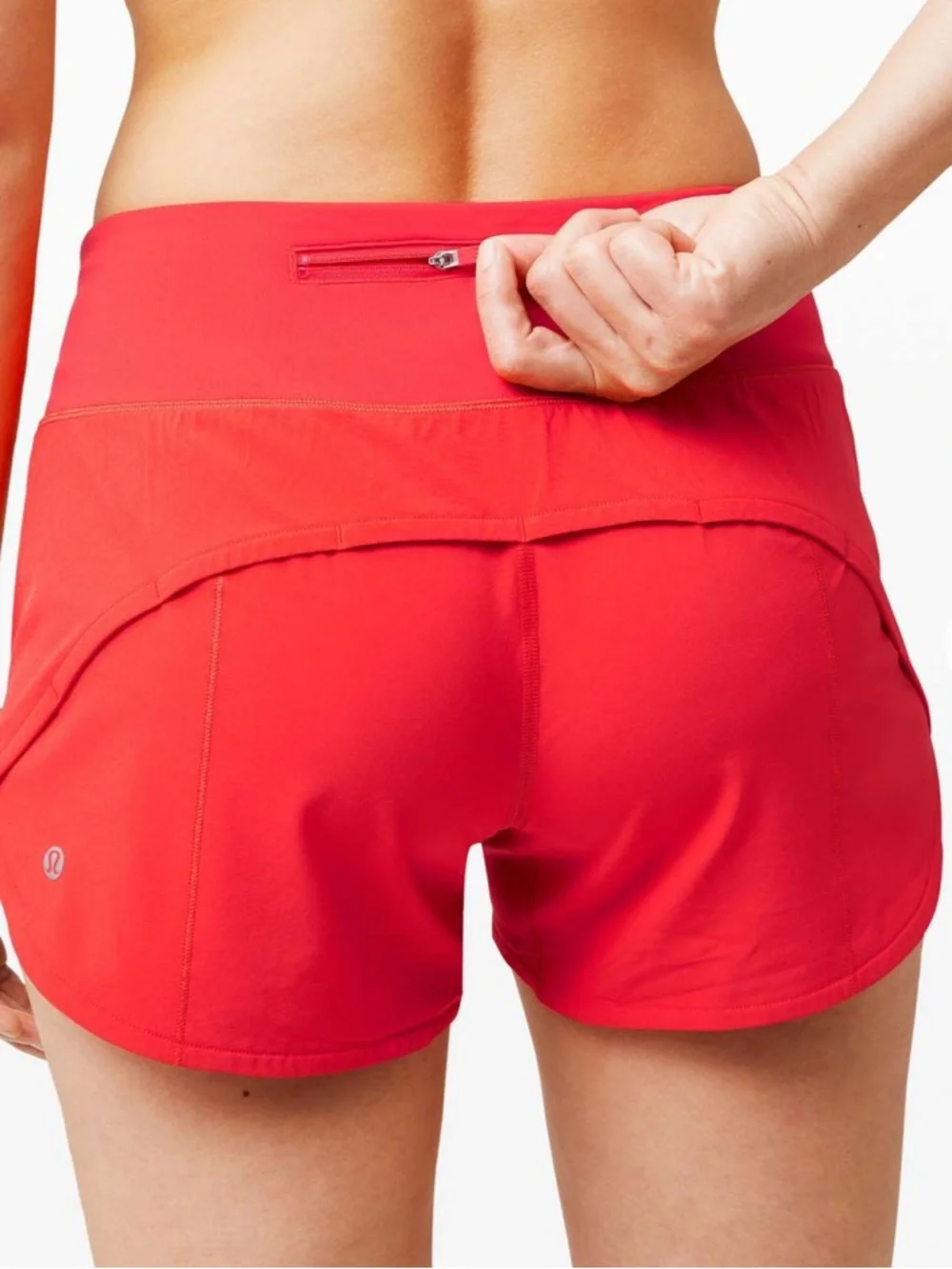 lululemon Speed Up HR Running Shorts — Carnation Red 6